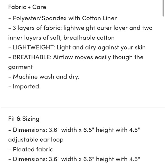 NWT Athleta Everday Printed Face Mask Pack of 5 - Picture 8 of 10